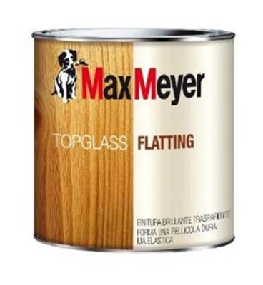 Finitura brillante legno Max Meyer TOPGLASS flatting Noce Scuro 0.75 lt