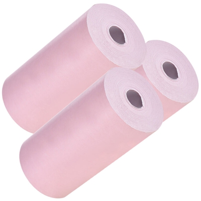 Carta termica a colori 57 * 30 mm adatta / Ericsson rosa 3 rotoli - ASUPERMALL