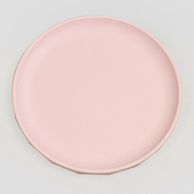 Set di 4 piatti piani in bambù Scott Rosa Nocciola Bambù - Sklum