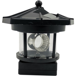 Lampada rotante a LED a torre solare nera 005 - ASUPERMALL características