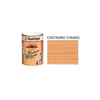 Finitura Legno Brillante MAX MEYER Castagno Chiaro 1 litro