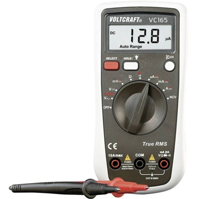 VC165 TRMS Multimetro portatile digitale CAT III 600 V Display (Counts): 2000 - Voltcraft