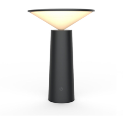 Lampada da scrivania a LED portalampada rotante in metallo nero (luce tricolore) - ASUPERMALL características