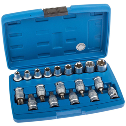 Set Bussole Bussola Inserti Inserto Tx 19 Pz 1/2 Growe Valigetta 0019 características