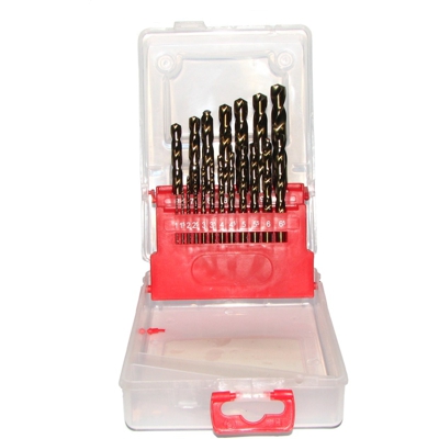 Set 19 punte x trapano 08202 hss din 338 cobalto c8% - Sikurotech