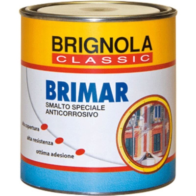 Brimar brillante smalto alchidico anticorrosivo caffè, Lt 0,75 - Brignola