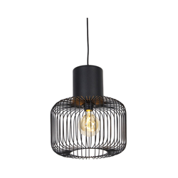 Lampada a sospensione baya - Design - Acciaio - Nero - Oblungo/Tondo Max. 1 x Watt - Qazqa precio