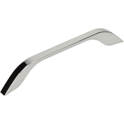 Maniglia per mobili in zama cromo lucido interasse 128 mm 10 pezzi art. MG38991 - IDROWEB en oferta
