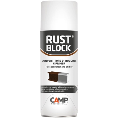Camp Rust Block spray convertitore di ruggine e primer, 400 ml