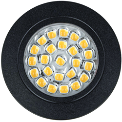 FP3325NC Mini Faretto Led Da Incasso Dimmerabile Touch On Off Carcassa Nera Luce Caldo 3000K DC12V 2,5W Rotondo Foro 60mm - Ledlux en oferta