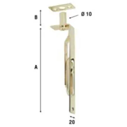 Catenaccio A Leva Ferro Art.211 (210) Cm.30 - ALDEGHI LUIGI en oferta