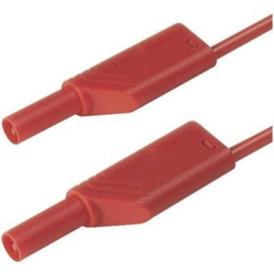 SKS Hirschmann MLS SIL WS 200/1 Puntali di sicurezza [Spina a banana 4 mm - Spina a banana 4 mm] 2.00 m Rosso precio