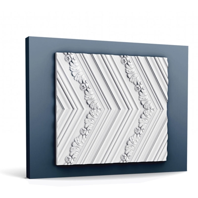 3D Rivestimento murale Orac Decor W130 LUXXUS CHEVRON pannello parete elemento decorativo design classico senza tempo bianco 2 m
