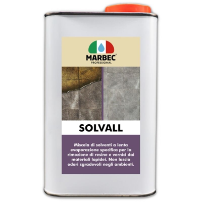 SOLVALL 1LT | Pulitore solvente sfilmante per materiali lapidei - MARBEC