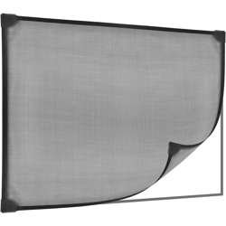 PrimeMatik - Zanzariera per finestra max 100 x 120 cm in PVC flessibile nero magnetico características