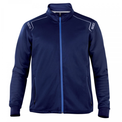 Sparco Phoenix felpa tecnica da lavoro con fodera in cotone, blu marine, taglia S en oferta