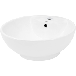 Lavabo da appoggio in ceramica rotonda bianco lavello lavandino Ø 455 mm bagno - ECD GERMANY características