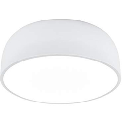 Trio Lighting Italia Plafoniera Tonda Baron Attacco Grande E27 Diametro 52Cm Colore Bianco 609800431 precio