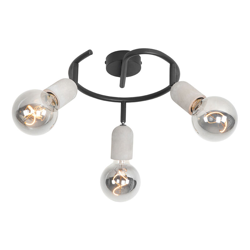 QAZQA Faretto pedra - rustico - Pietra/calcestruzzo,Acciaio - Nero/Grigio - Tondo Max. 3 x Watt precio