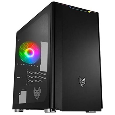 Case CST310 Midi Tower Mirco-ATX 2 Porte USB 3.0 Colore Nero (Finestrato)