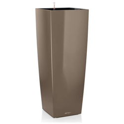 Vaso Cubico Alto Premium Tortora Lucido 39, 5x39, 5xh105cm 18234 en oferta