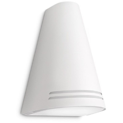 Philips - Woods Lampada A Muro Bianco E27 15W