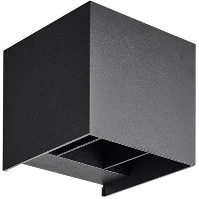 Lampada da parete quadrata PALMA a doppio raggio COB 2x3W IP65 | Température de Couleur: Bianco caldo 3000K - ARUM LIGHTING