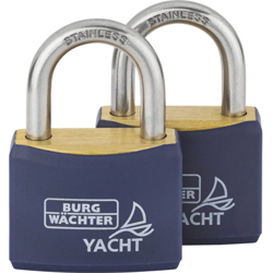 Burg Wächter 2er Set Duo 460 Ni 40 SB Lucchetto Ottone Serratura a chiave - BURG WACHTER precio