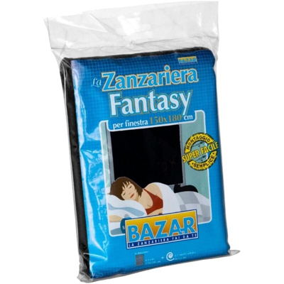 Medal - ZANZARIERA POLIEST. X FINESTRA 150X180 NERA