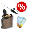 Set addestramento Bosch Fruitees, Target Stick e Portasnack - target stick, baggy e snack Mela (200 g)