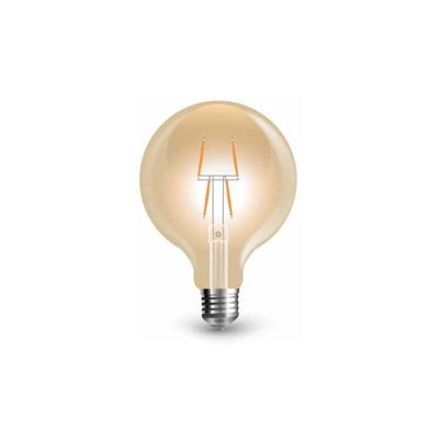 Lampadina LED E27 4W G80 Filamento Ambrato 2200K - V-tac