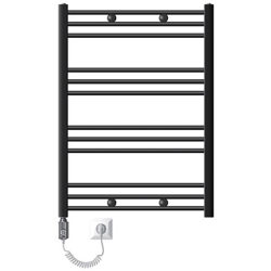 Radiatore Da Bagno Elettrico Con Termostato 600 W, Ecd Germany, Modello Sahara, 750 X 800 Mm, Antracite, Piegato, Con Collegamento Laterale, Portasciugamani características