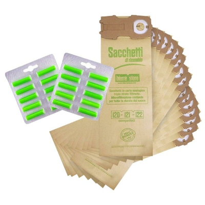 Sacchetti Folletto Vk 121 Vk 122 Vk 120 16Pz 20 Profumi Compatibili - BIERRE STORE