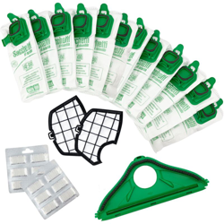 Sacchetti Aspirapolvere Folletto Vk 140 Vk 150 12 Pz Filtri Spazzola Vk150 - BIERRE STORE en oferta
