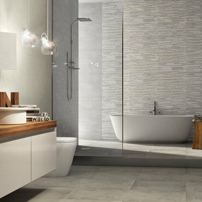 Ceramica da rivestimento in pasta bianca Concrete 3D 26x60 5 - Naxos