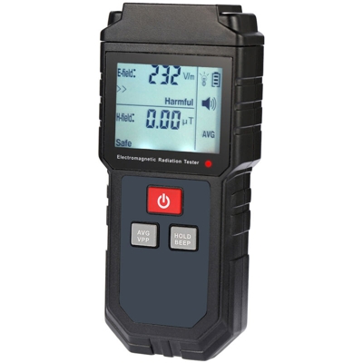 KKmoon, tester di radiazione elettromagnetica, allarme sonoro e luminoso