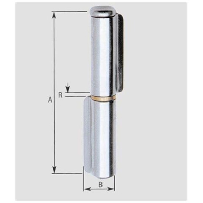 Cerniera Sald. 2 Ali Inox A. 1228 -12 Pz. 10
