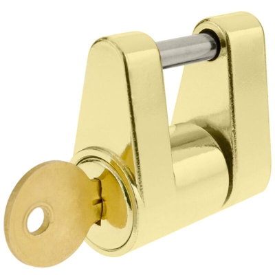 PrimeMatik - Lucchetto di sicurezza con baionetta per gancio traino