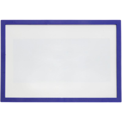 PrimeMatik - Etichetta magnetica con telaio blu e magnete segni 115x81 mm en oferta