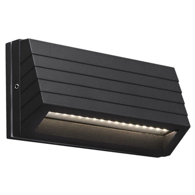 SIERRA Balisage Applique Nero 3,6W IP65 | Température de Couleur: Bianco caldo 3000K - ARUM LIGHTING