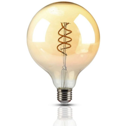 lampadina globo filo led vintage ambrata 220-240 volt 300° 6 watt A+ CE E27 bianco caldo no tec 624725 - V-TAC en oferta