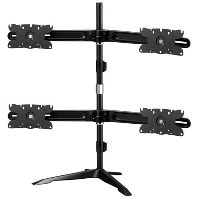 DS410 60'' Fixed flat panel floor stand Nero base da pavimento per tv a schermo piatto