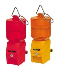 Lampada Stradale di Segnalazione Luce Rossa con Led Batteria 1x6V (non inclusa) - MAURER en oferta