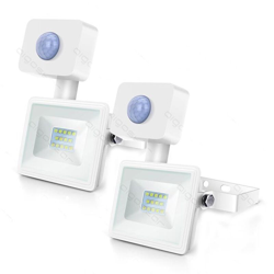 Faro Led Slim 10W Smd Crepuscolare Con Sensore Movimento 6400K Freddo Ip65 A+ 2 Pezzi - AIGOSTAR en oferta
