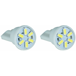 Coppia lampadine auto canbus 6 led attacco t10 cruscotto luci posizione T-009 - GENERICO características