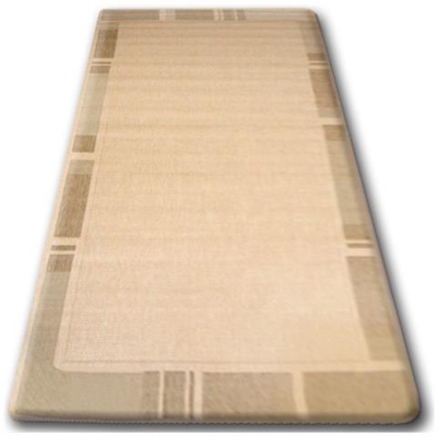 Tappeto Di Spago Sizal Floorlux 20195 Mais / Caffè Toni Beige 200x290 Cm