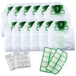 Bierre Store - SACCHETTI FOLLETTO VK 200 VK 220 S CON 12 SACCHETTI PROFUMI E 2 FILTRI VK220S COMPATIBILE características