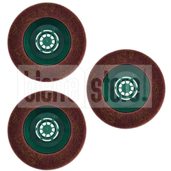 Bierre Store - PAD 3X SPAZZOLE ABRASIVE RICAMBIO LUCIDATRICE FOLLETTO PL510 PL511 PL512 PULILUX COMPATIBILE precio