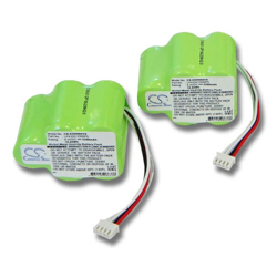 2x vhbw Ni-MH Batteria 3300mAh (6V) per Aspirapolvere Hoover Robot RVC0010, RVC0010, RVC0011, RVC0011-001 come 945-0006, 945-0024, LP43SC3300P5 precio