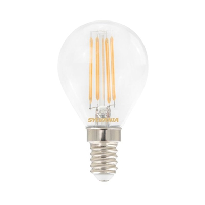 lampada led filamento e14 sfera 4w luce calda 827 0027246 - Sylvania